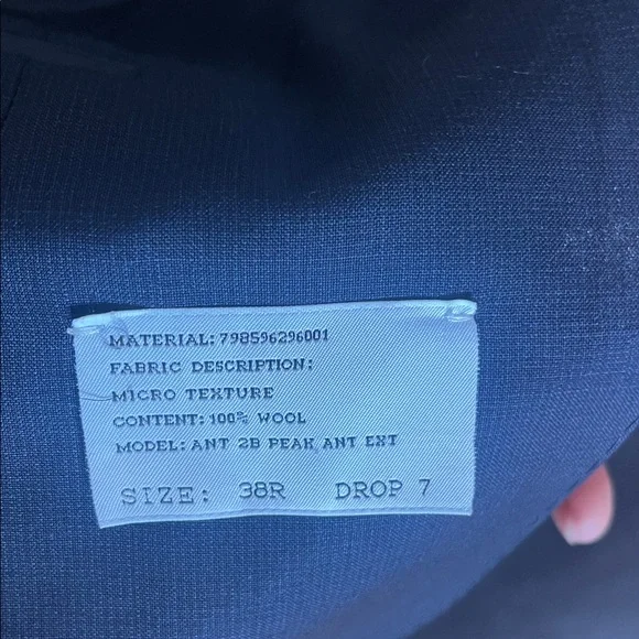 Ralph Lauren Purple Label Dark Navy Two-Piece Suit - Picture 7 of 9